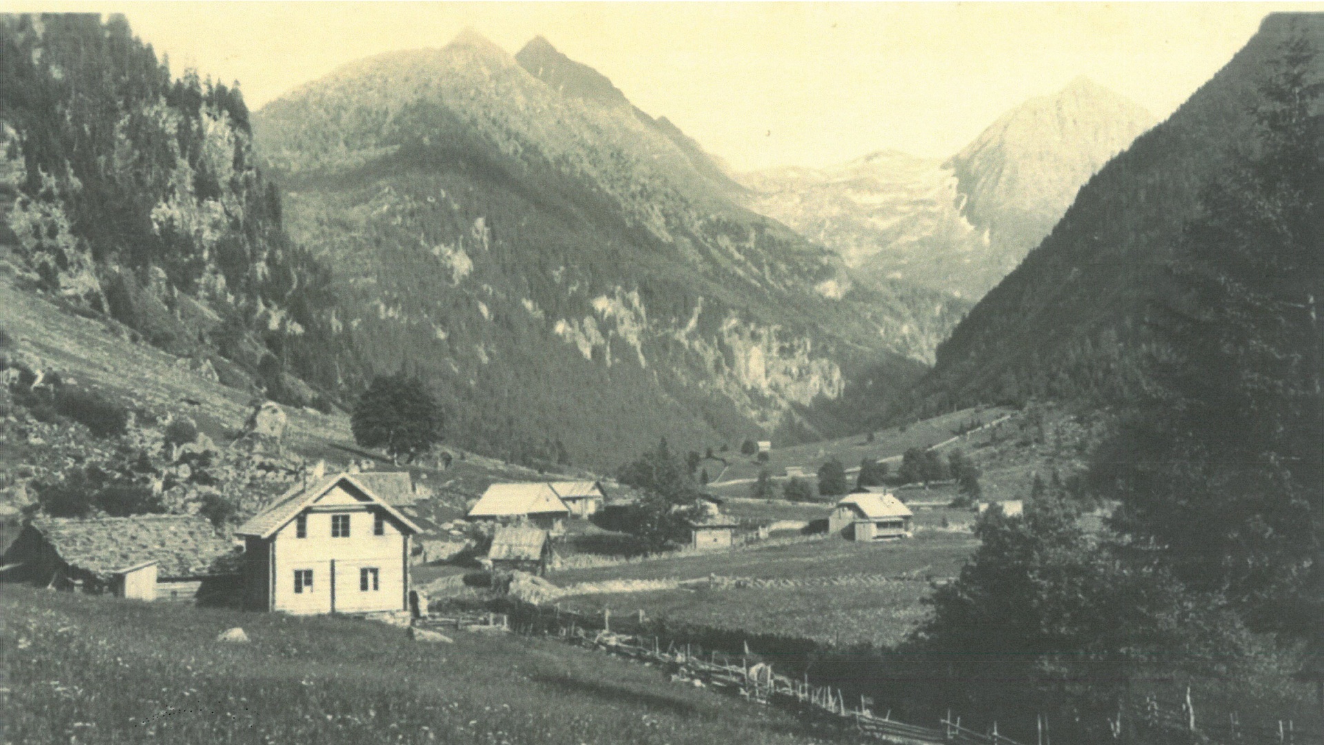 Weiße Wand Alm 1904